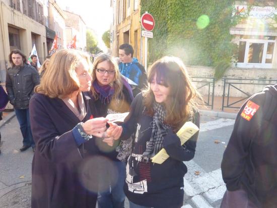 manifestation du 19 octobre à Brignoles