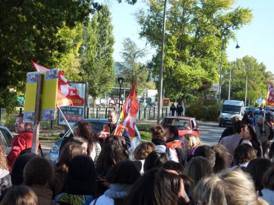 manifestation du 19 octobre à Brignoles