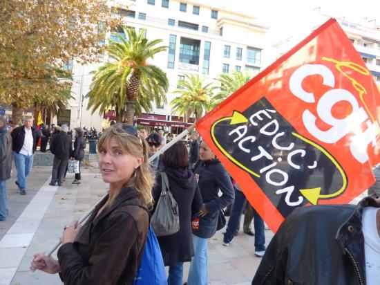 manifestation du 06 Novembre à Toulon