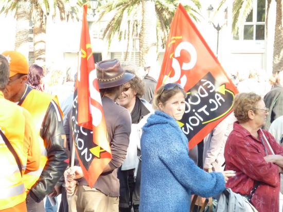 manifestation du 06 Novembre à Toulon