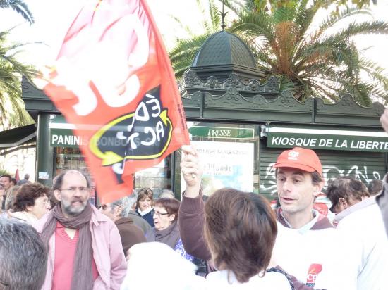 manifestation du 06 Novembre à Toulon