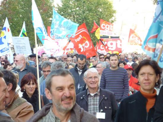 manifestation du 06 Novembre à Toulon