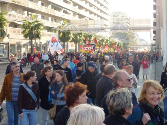 manifestation du 06 Novembre à Toulon