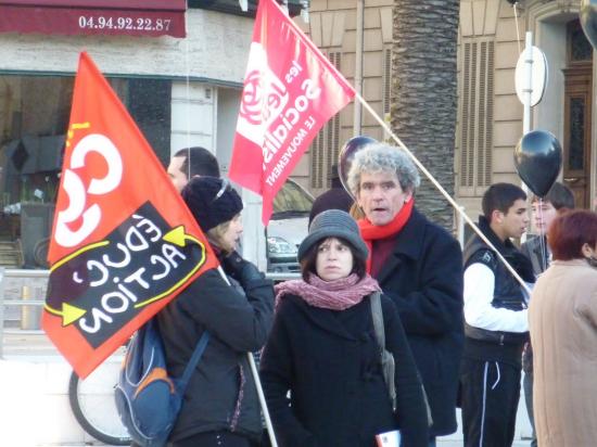 manifestation à Toulon le 22/01/2011