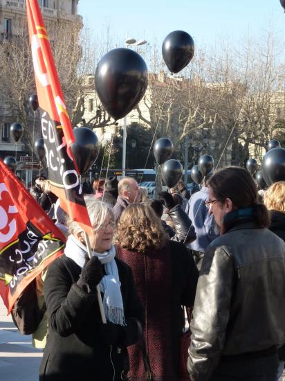 manifestation à Toulon le 22/01/2011