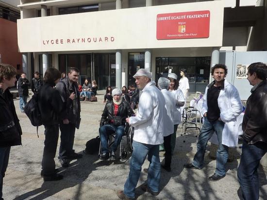 mobilisation lycée raynouard