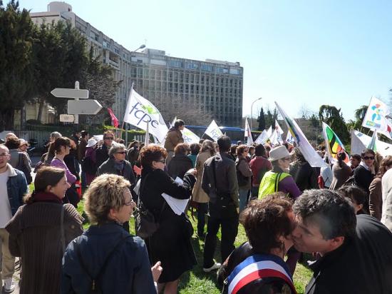 Mobilisation contre les suppressions de postes - 19 Mars