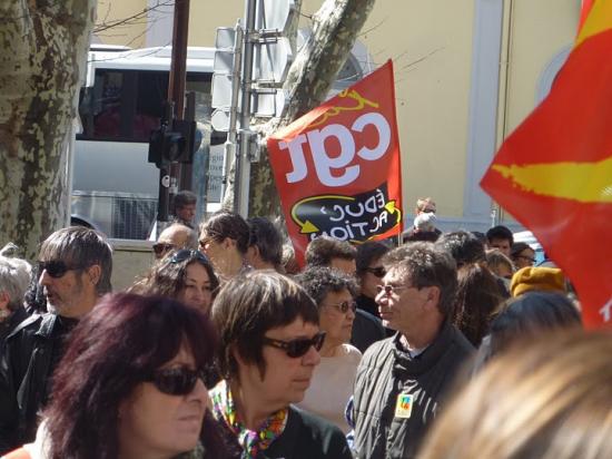 Mobilisation contre les suppressions de postes - 19 Mars