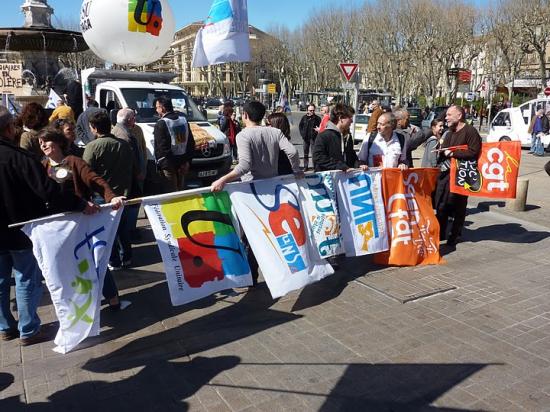 Mobilisation contre les suppressions de postes - 19 Mars