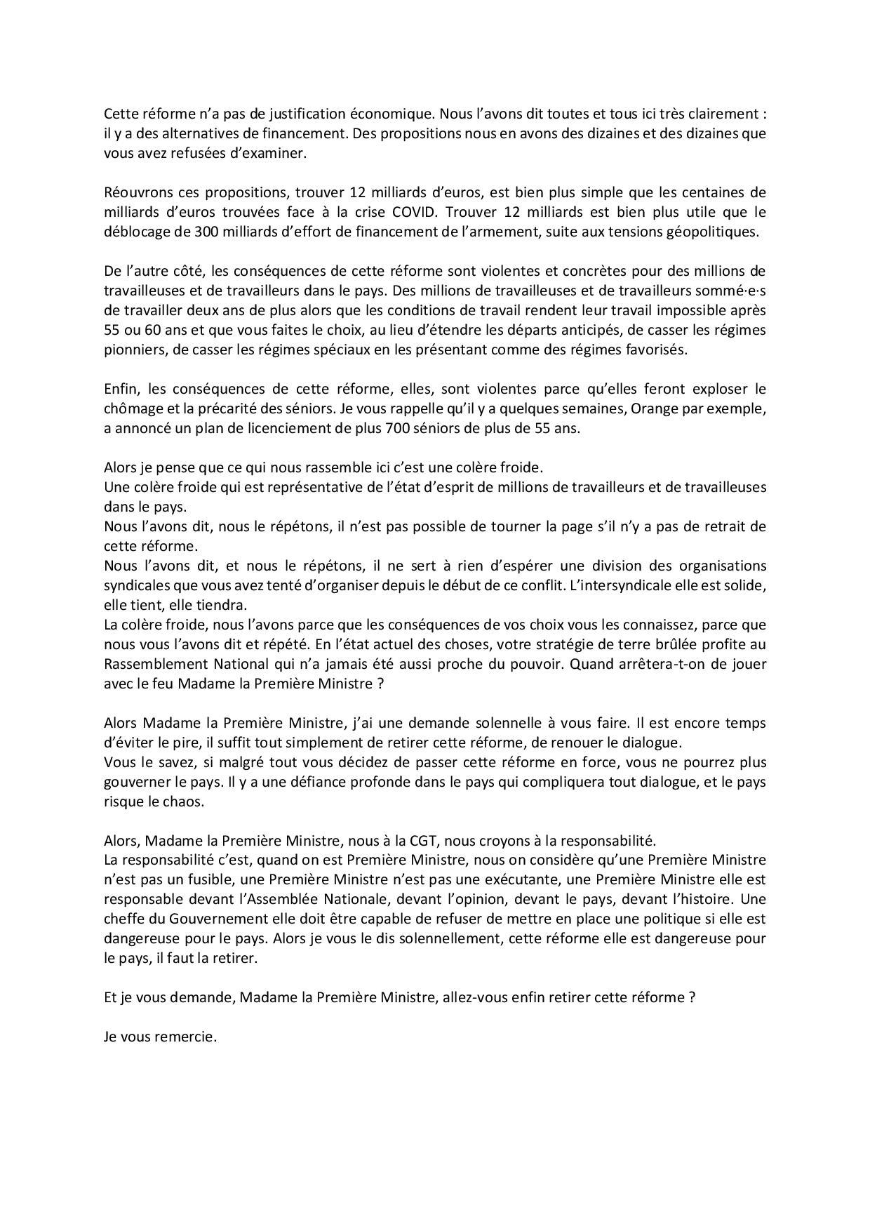 2023 04 05 intervention s binet intersyndicale cabinet 1ere ministre page 002