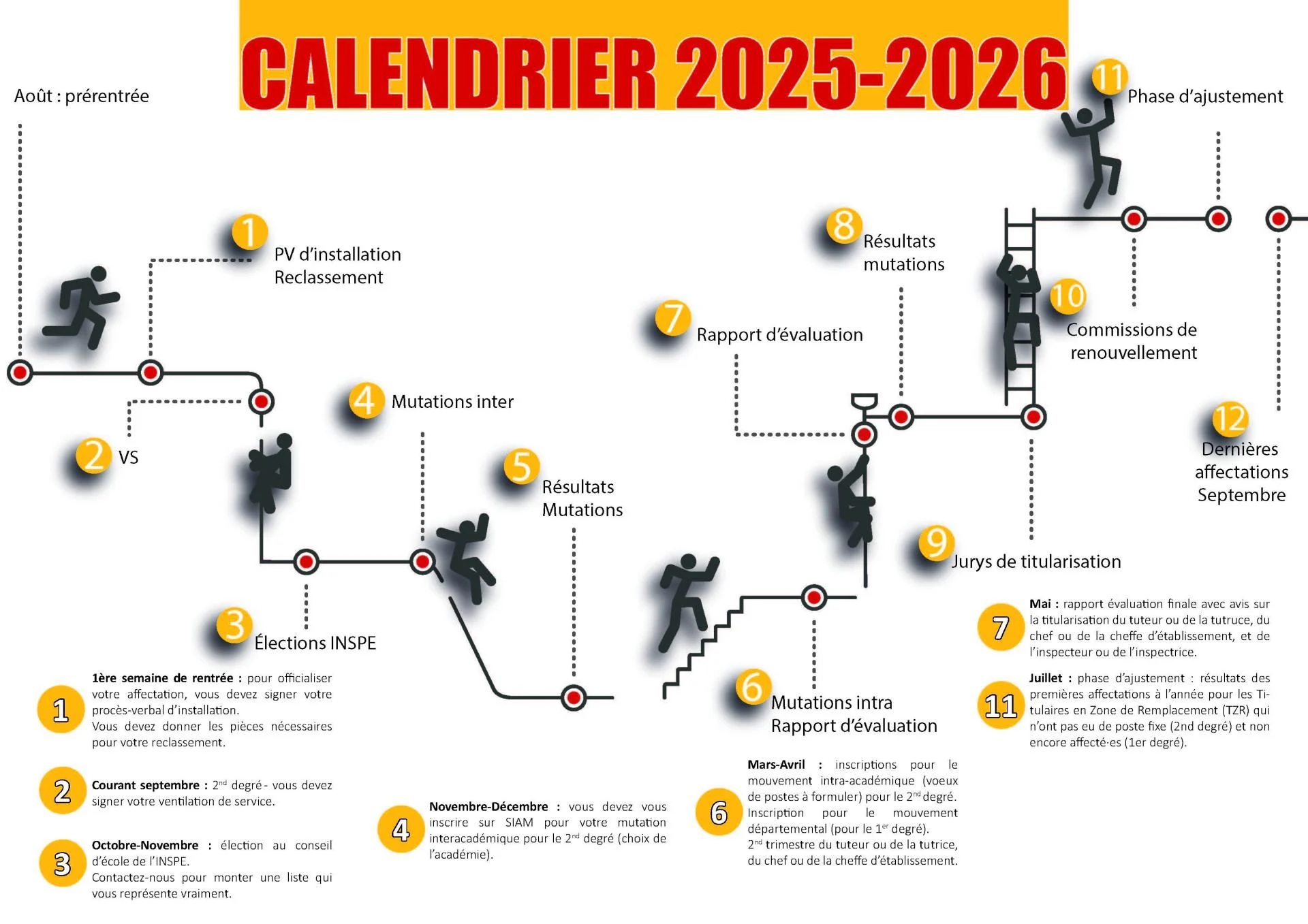 2025 2026 calendrier stagiaire