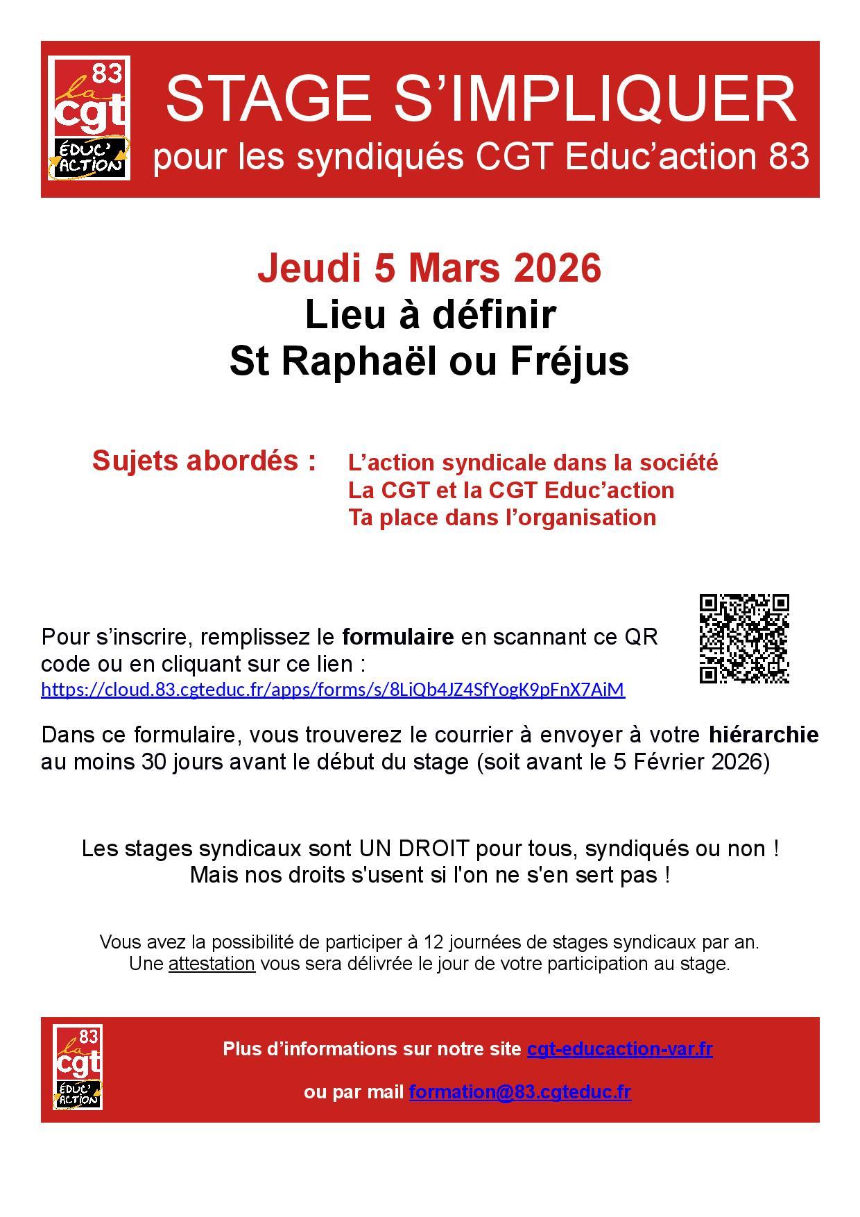 Affiche stage s impliquer 5 mars 26 st raphael ou frejus page 001