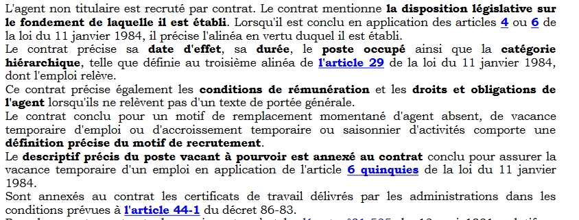 Le contrat