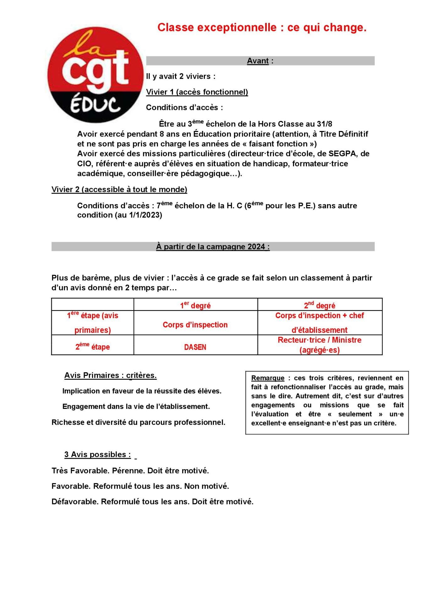 Tract acces classe exceptionnelle 00001