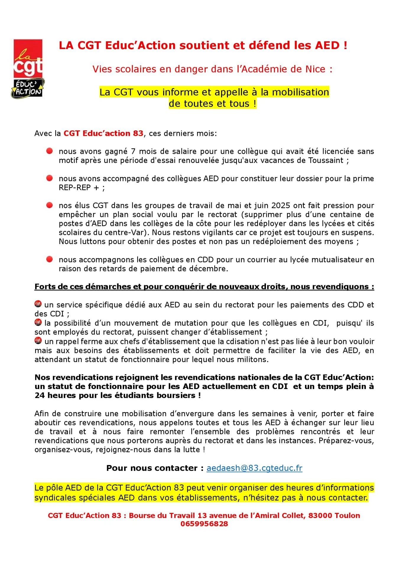 Tract vies sco mars 26
